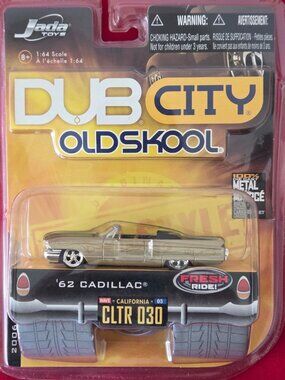 2006 JADA, DUB CITY OLD SKOOL, '62 CADILLAC, MINT IN THE PACKAGE!!!